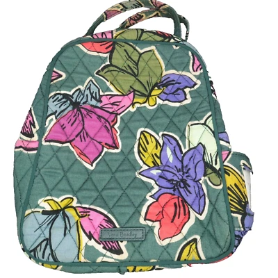 Vera Bradley Almoço Acolchoado Isolado Bolsa Tote Cooler FLORES CAINDO - Imagem 1 de 4
