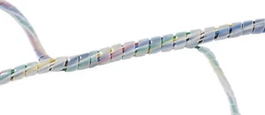 KABELFOLIE 80cm ordentlich flexibel Spiral DRAHTSCHUTZ Management KLAR - Bild 1 von 3