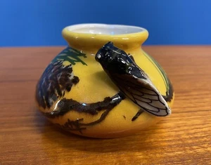 Vintage Ceramic Cicada Bud Vase - Picture 1 of 13