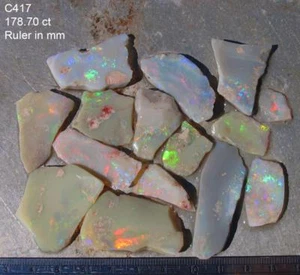 Lightning Ridge rough opal 178.70 TCW 100% solid natural Australian opal C417 - Picture 1 of 1