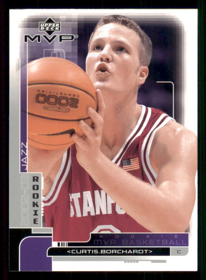2002-03 Upper Deck MVP #199 Curtis Borchardt RC - Image 1 of 2
