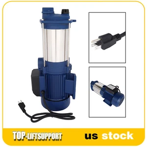 1.5HP 1100W 1" SHALLOW WELL JET WATER PUMP GARDEN SPRINKLER - Picture 1 of 15