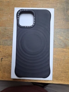 Coque Casetify Ripple iPhone 14 Pro Max - Noire - Photo 1 sur 5