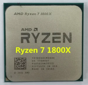 AMD AM4 R7 Ryzen 7 1800X 8-Core 3.6 GHz (4.0 GHz Turbo) Socket AM4 CPU Processor - Picture 1 of 2