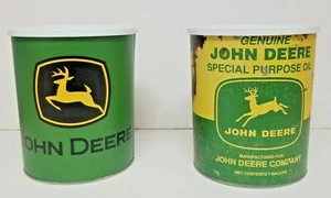 NEW John Deere Decorative One Gallon Can with Lid Gift Giving Containers  - Picture 1 of 3