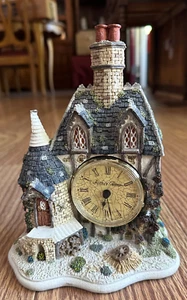 1991 COLLECTIBLE  FATHER TIME FARMHOUSE HANDMADE PAINTED CLOCK CLOCK NOT WORKING - Picture 1 of 7