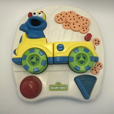 Sesame Street Action Puzzles Cookie Monster Dump Truck 3D Tyco Plastic VTG 1998 - Image 1 of 4