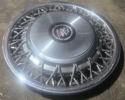 (1) Cubierta de rueda tapacubos de radios de alambre Buick Lesabre Roadmaster 1993-1999 OEM #0A Foto 1 de 4