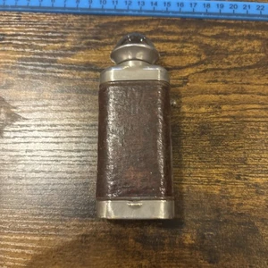 Vintage Fahrrad Licht Taschenlampe Hand braun Flachmann Stil - ungetestet - Bild 1 von 14