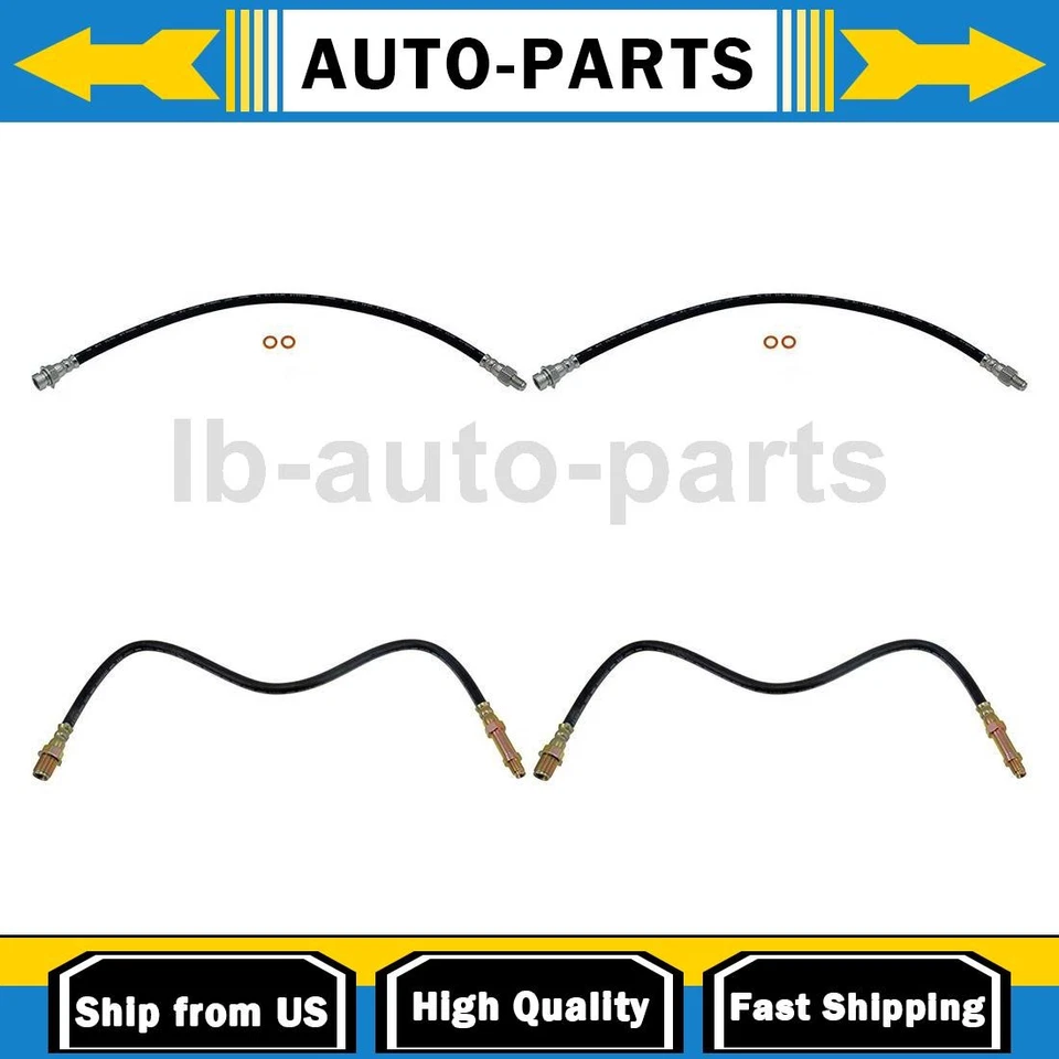 4x Manguera de freno Dorman línea delantera trasera para Chevrolet Suburban 1966 5,3 L 4x4 Foto 1 de 4