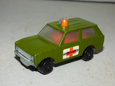 Matchbox Superfast Rolamatics 20 Range Rover Army Ambulance unpainted baseplate - Image 1 of 2