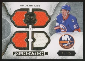 2015-16 Upper Deck The Cup Anders Lee Foundations Quad Patch /75 #CF-LE - Foto 1 di 2