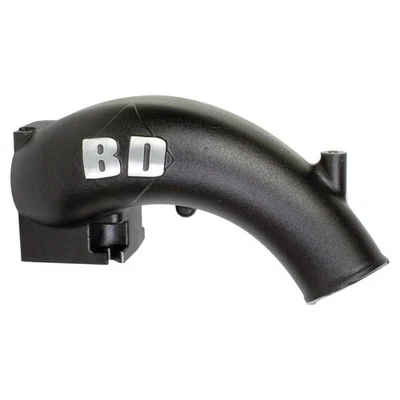 BD Diesel 1041550 X-Flow Power Intake Elbow (Black) - fits Dodge 1998-2002 5.9L Foto 1 de 4