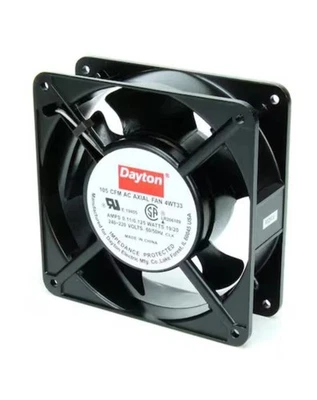 Ventilador axial cuadrado estándar Dayton 4Wt33, 105 Cfm, 230 V Ac, 1 fase, Ip20, nuevo Foto 1 de 2