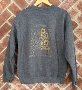 Zach Bryan The Darkest Parts Of You Mens Size Medium Crewneck Sweatshirt Gray - Picture 1 of 8