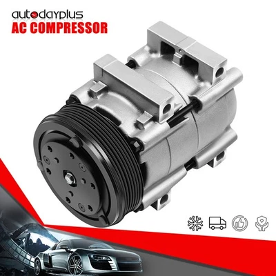 Compresor de aire acondicionado para Ford Bronco E-150 E-250 E-350 Econoline F-150 F-250 F-350 Foto 1 de 4