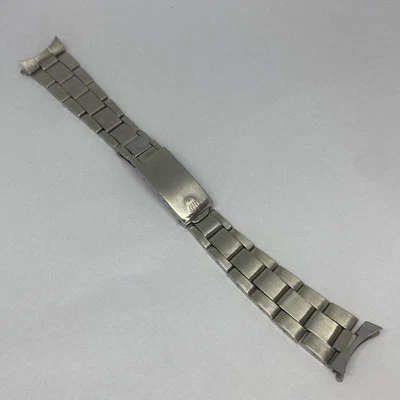 VINTAGE ROLEX  FOLDED BRACELET 1970 REF 7835 END LINKS #261 19MM STAINLESS STEEL - Image 1 of 4