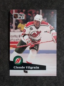 1991 Pro Set Claude Vilgrain #425 - New Jersey Devils Hockey Card - Bild 1 von 2