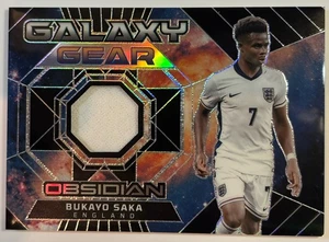 Bukayo Saka 2024-25 Obsidian Galaxy Gear Jersey /199 - Picture 1 of 10