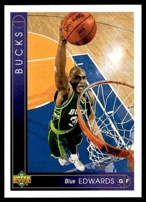 1993-94 Upper Deck Blue Edwards Milwaukee Bucks #61 - Image 1 of 2