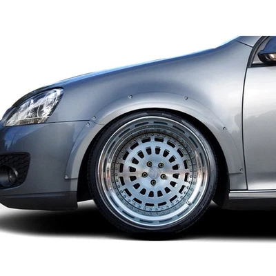 For Volkswagen GTI 06-09 ETF Tune Style Fiberglass Front Fender Flares Unpainted Foto 1 de 4