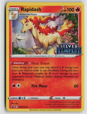 Pokemon Rapidash - (Prerelease) SWSH270 SWSH: Sword & Shield Promo Cards Holo ca - Image 1 of 2