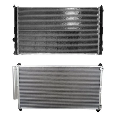 Kit de radiador y condensador de refrigeración de alcance para Volkswagen Jetta 93-95 BNDL-459156 Foto 1 de 2