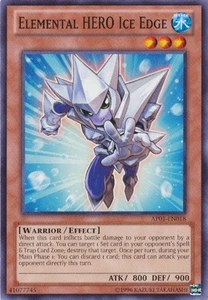 Yugioh: 1x Elemental HERO Ice Edge - AP01-EN018 - Common - Unlimited Edition - N - Picture 1 of 1
