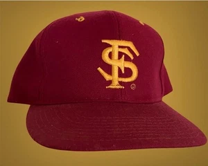 Florida State Seminoles VTG New Era Wool SnapBack Hat Pro Model FSU - Picture 1 of 7