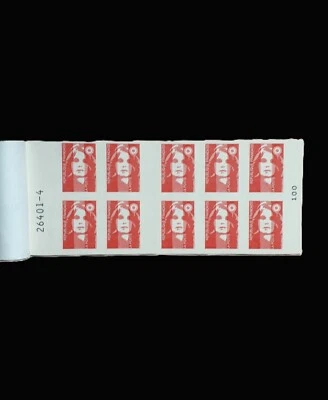10 timbres neufs autocollants Marianne de Briat à validité permanente 20g - Photo 1/2