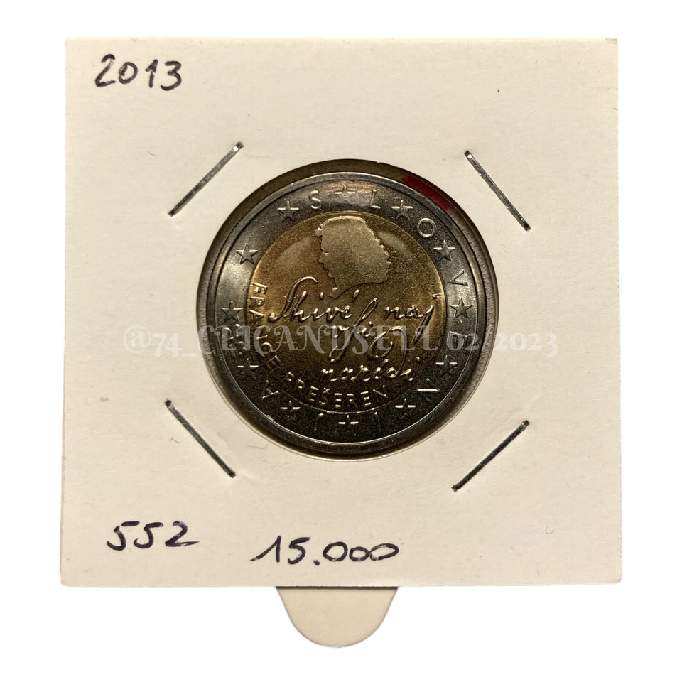 2 Euro Slovénie 2013 - Photo 1/1