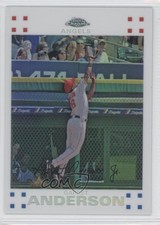 2007 Topps Chrome White Refractor /660 Garret Anderson #244