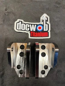 Kawasaki KXF450 2023 Docwob Titanio Pedana Staffe Ganci Supporti - Foto 1 di 3