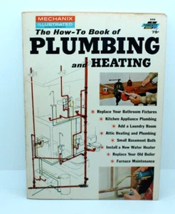 Mechanix Illustrated How To Book of Plumbing and Heating 1964 Bathroom Kitchen - Imagen 1 de 6