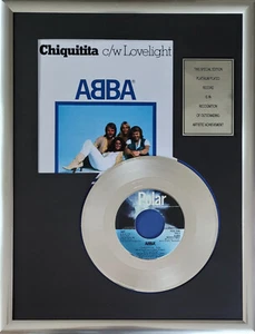 ABBA - Chiquitita 7 Zoll Platin Schallplatte Vinyl Record ( goldene ) - Bild 1 von 1