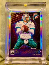 DAN MARINO 🏈 PRIZM 🏈 REFRACTOR CARD🔥 HOF🔥RARE🔥SP🔥DOLPHINS🔥RETRO🔥OPTIC