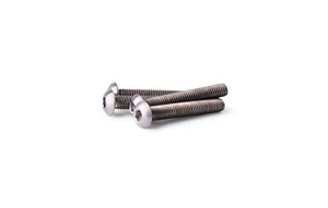 M3x20 Titanium Screws Button Head 4 pieces 6AL4V Aerospace Grade - M3x20 Bolts - Picture 1 of 1