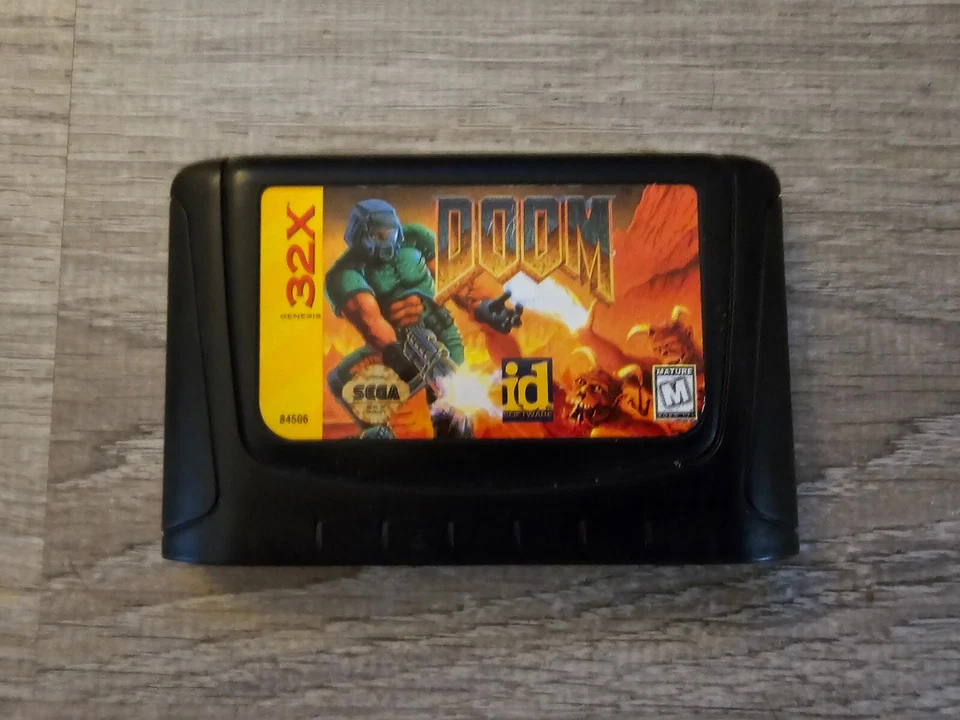 Doom (Sega Genesis 32X, 1994) Cartridge Only - Tested/Authentic - Image 1 of 1
