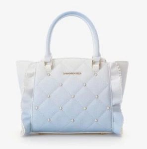 Samantha Vega 2 Way Handbag Shoulder Blue Gradient Pearl Flutter Kawaii NEW - Picture 1 of 6