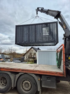 Container für Büro Baustelle Wohnung Aufenthaltscontainer Bausatz 6x3 Meter - Bild 1 von 17
