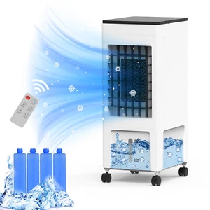 Evaporative Air Cooler Conditioner 8L Portable Cooling Water Fan Remote Control - Picture 1 of 10