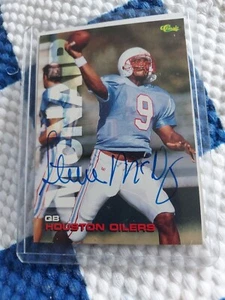 STEVE MCNAIR SIGNED AUTOGRAPHED 1995 CLASSIC CARD SP6 COA - Picture 1 of 3