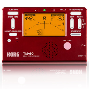 Korg TM-60 Guitar Tuner & Metronome Limited Edition Marvel Red