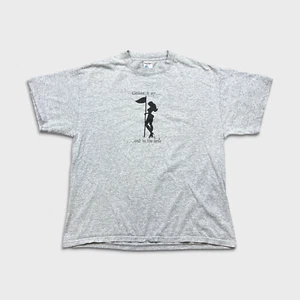 VTG Steve & Barrys T Shirt Mens Large Gray Getting It Up And In The Hole 90s Tee - Picture 1 of 7