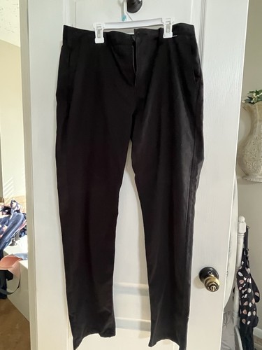 Pantalone chino uomo Hurley x Nike DRI FIT nero slim affusolato 32