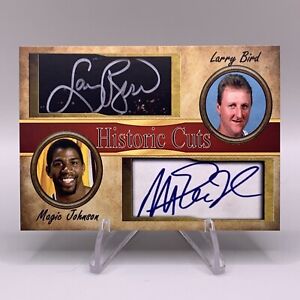 Larry Bird & Magic Johnson - Historic Cuts - Facsimile Autograph - **Awesome!**