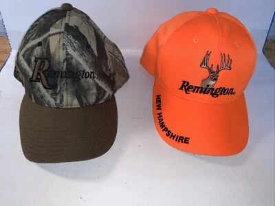 2 Remington Country Hunting Hats Orange/ Vintage Camp - Image 1 of 4