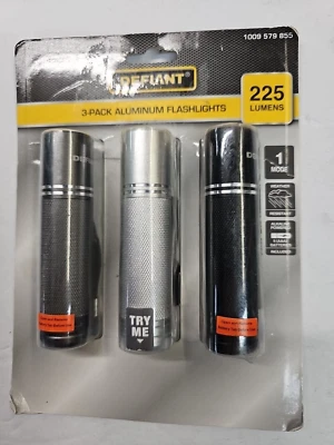 DEFIANT 3-PAK 250 LÚMENES LINTERNAS ULTRA HAZ-Resistente a la intemperie Foto 1 de 3
