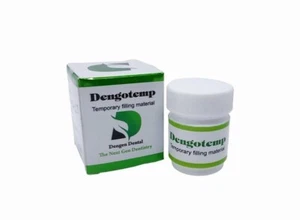 5 X Dengen Dengotemp Temporary Filling Material -40gm Jar for Dental Free Shipp - Picture 1 of 7