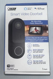 Feit Electric CAM/Door/WiFi 1080p HD Doorbell WiFi Smart Home Security Camera - Picture 1 of 1